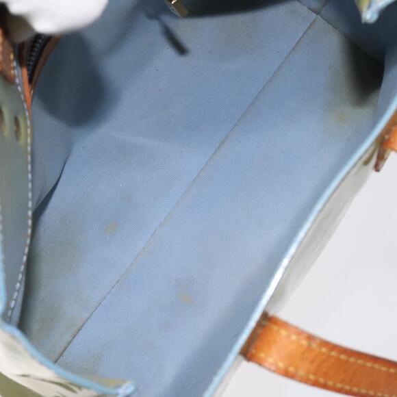 LOUIS VUITTON Monogram Vernis Reade PM Hand Bag Baby Blue - Picture 16 of 16